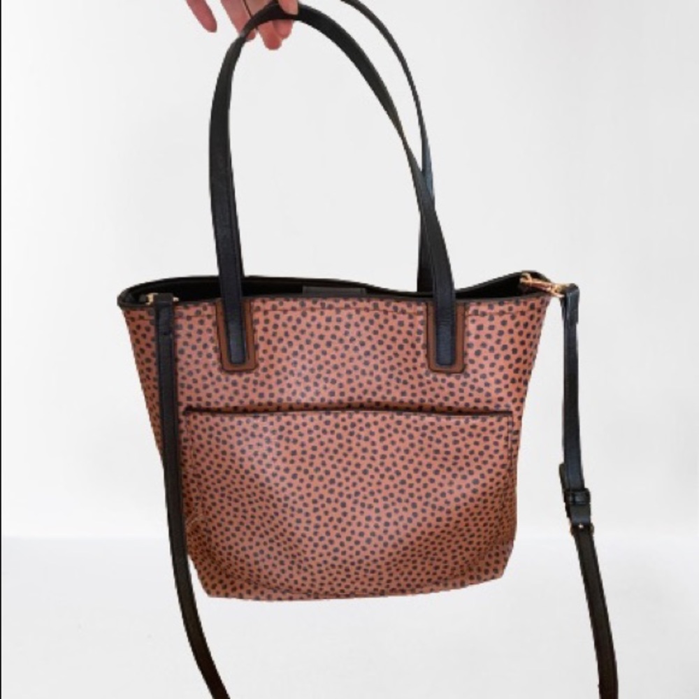LC Lauren Conrad Brown and Tan Tote Bag